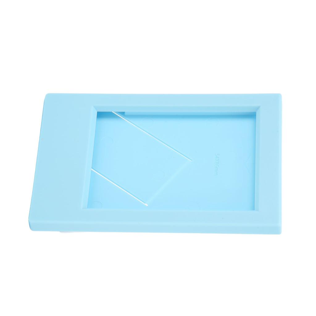 Photo Frame Plastic Rectangle Desktop Classical Stand Picture Frame for for 3in Photos
