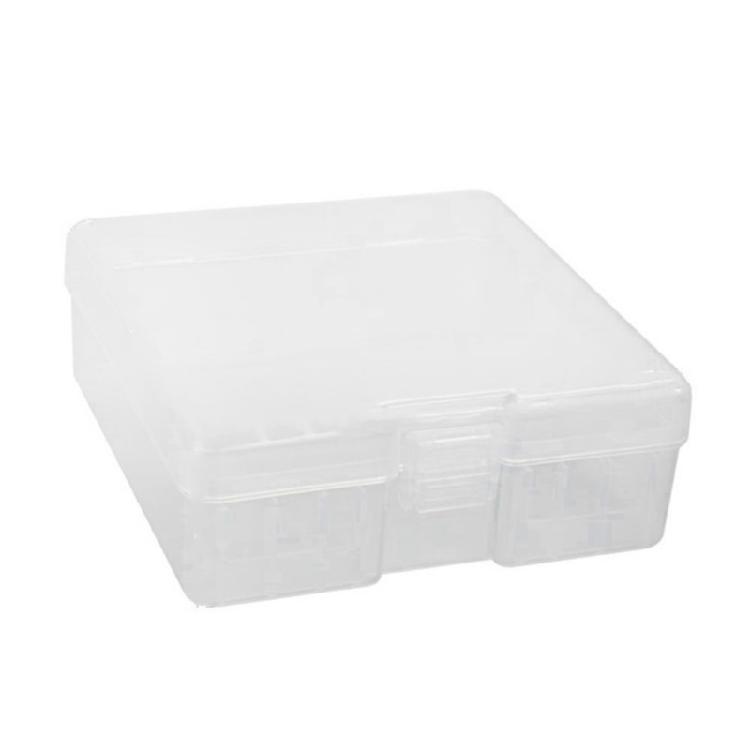 100Pcs AA 3A Battery Holder Case Organizers Container Batteries Storage Box Holder Case Cover 120x85x20mm