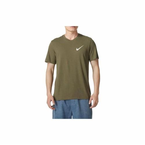 Nike Men's Loose-Fit Logo Quick-Dry Breathable Printed Crew Neck T-Shirt