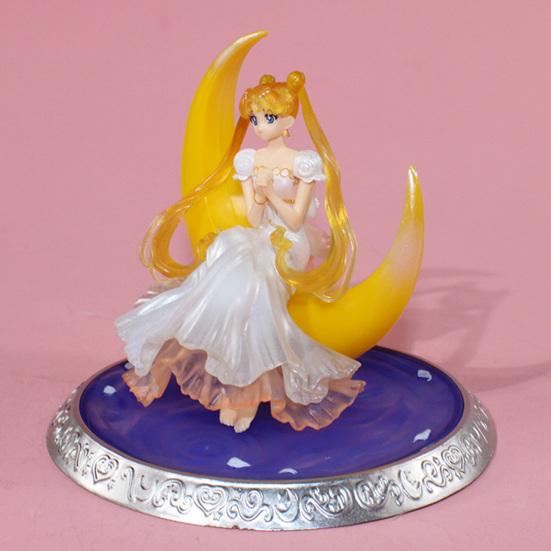 Sailor Moon Anime-Figuren, lebendiger Ausdruck, unverformbares Anime-Zubehör, Kuchenpuppen-Dekoration, Anime Sailor Moon für Anime-Liebhaber