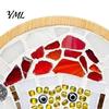 Family Fun Crafting for Christmas Mosaic Coaster DIY Kit, Festive Art Santa Wreath Creative Table Decorations Snowman Pattern, Tile Craft Kit Adults,