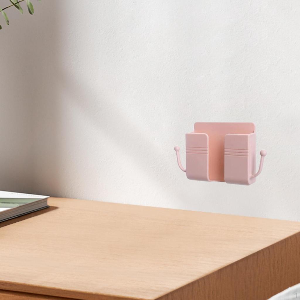 Sleek Wall Mount Phone Holder Storage Solution for Home And Office