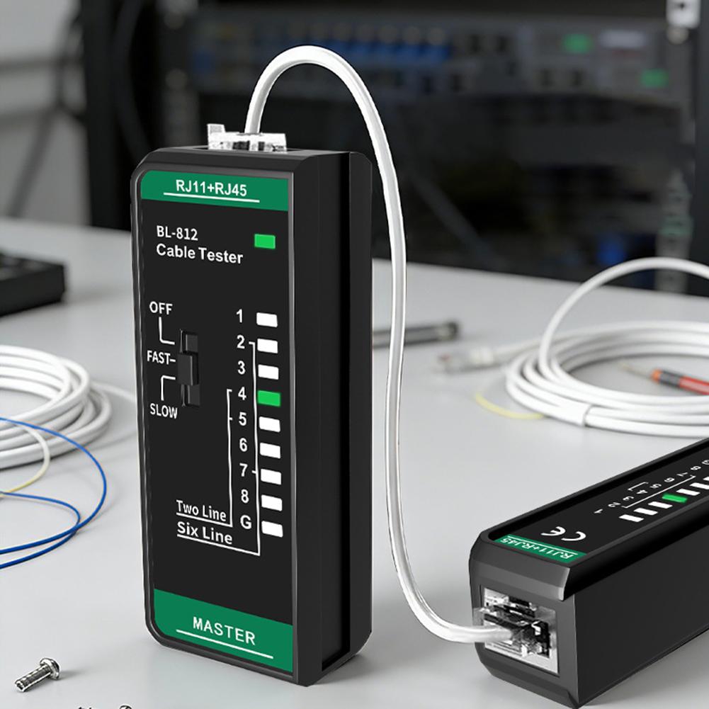 TLP-123A Network Cable Tester RJ45/RJ11 Ethernet Wire Detector For LAN Line Fault Short Open Circuit Troubleshooting Tool China Mainland