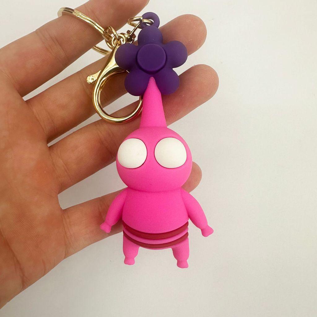 Pikmin 4 Keychain Pvc Cartoon Collectible Gift For Kids And Fans