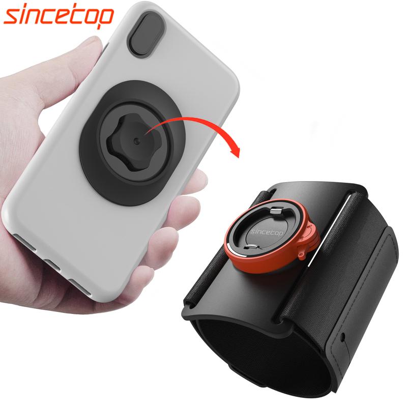 Utendørs Armbånd Telefonholder Løping Klatring Trening Armbånd Håndleddsveske Stativ Lås Menn Kvinner for iPhone Xiaomi