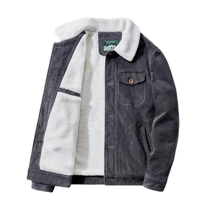 New Men's Corduroy Cotton Coats, Casual Large Size Men's Jackets, Thin Men's Tops