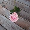 Flannelette Single Rose Gift Home Decoration Imitation Flower Fake RoseSilk Single Roses