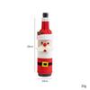 Christmas Wine Bottle Sleeve: Knitted Santa & Snowman Covers for Festive Decor
