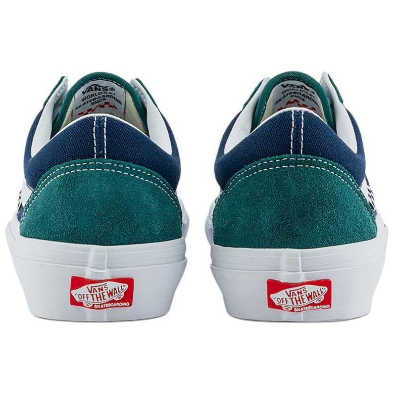 Vans Skate Old Skool Comfortable Low-Top Skate Shoes Unisex Sneakers Blue Green VNOA2Z32240