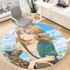 1pc The Legend of Office Round Area Rug, Under Office Chairs Bedroom Living Room Home Decor, Room Decoa1016208