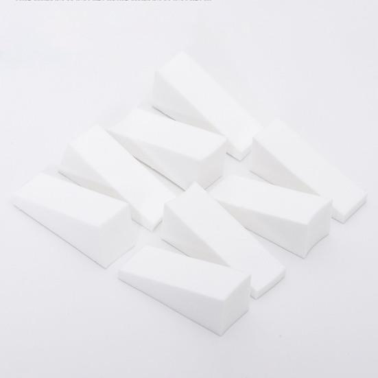 50Pcs Makeup Wedges Sponge Set Latex Free Foam Blenders for Powder Liquid Makeup Nail Art Tools for Coloring Painting