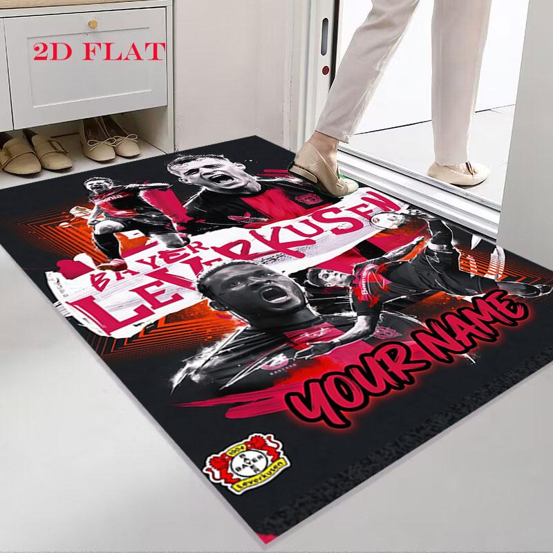 Custom Bayer Leverkusen Carpet Rug for Living Room Bedroom Home Sofa Decoration,Kids play Nonslip Floor Mat