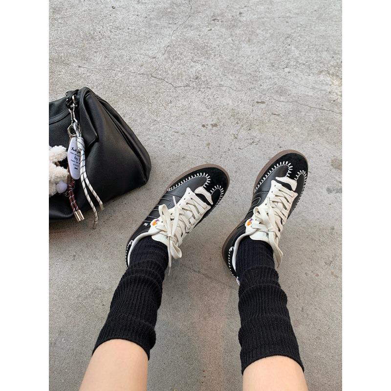 [] Limited New Color~ Retro Hand Stitching Warm Sports Casual Shoes Women's Spring and Autumn