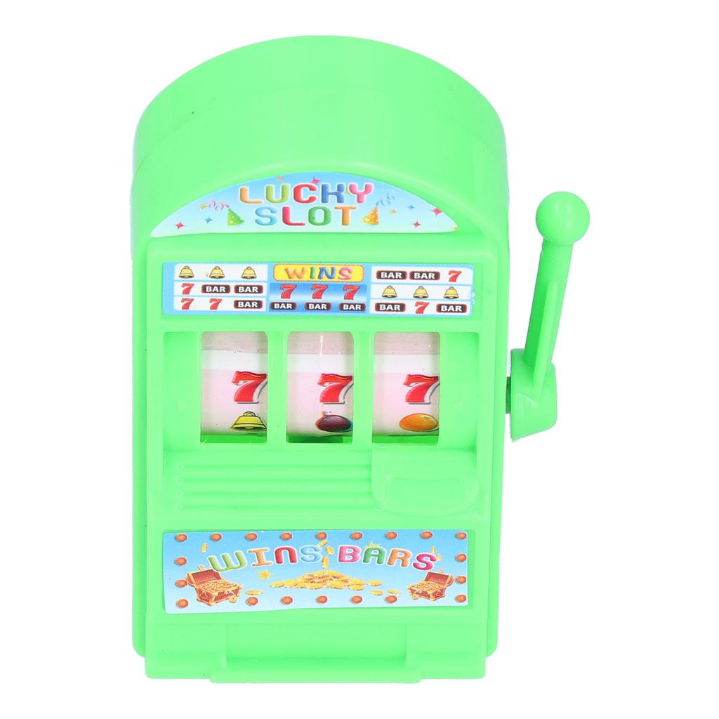 Mini Slot Machine Toy Lightweight Lucky Slot Machine Bank with Spinning Reel for Creative Festival Gift