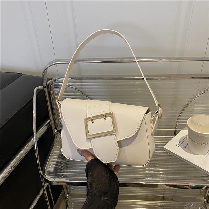 Crossing Europe, America, Underarm Fashion Women's Bags 2025 New Korean Version Simple and Versatile Small Square Bag Texture Shoulder Bag