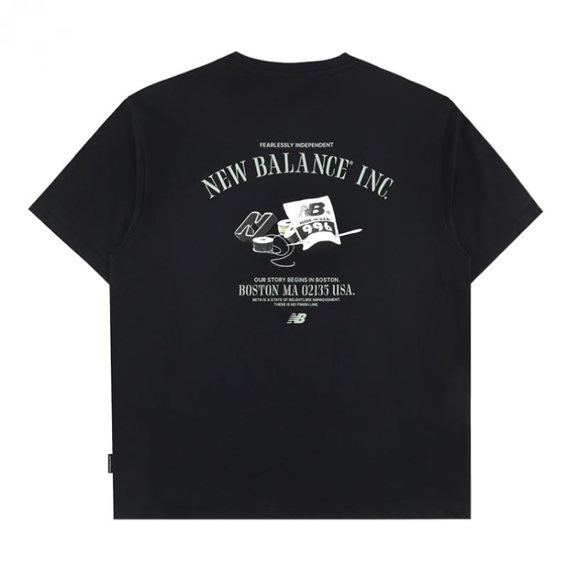 New Balance Archive Dying ShorT Sleeve T shirT Nbneg21413 19