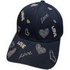 Love Embroidery Hard Top Cap Children's Spring Brand High Quality Versatile Baseball Cap Love Couple Sun Hat