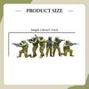 6 Pieces 1:64 Miniature Figures People Figurines Dollhouse Accessories Sand Table Dioramas