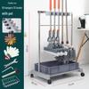 Yicang Floor-standing Stainless Steel Mobile Mop and Broom Holder