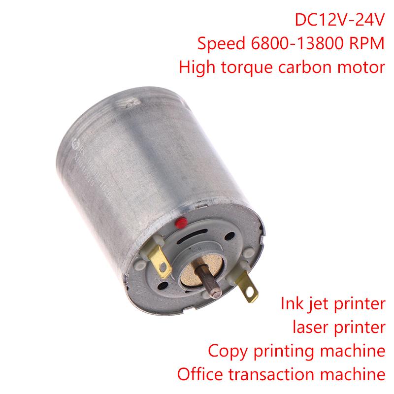 1 Stück Bastelspielzeug Haartrockner Elektrische Ventilatoren Zubehör 360Sh DC12V-24V Motor 13800 U/min Hochgeschwindigkeits-Kohlebürsten-Mikromotor