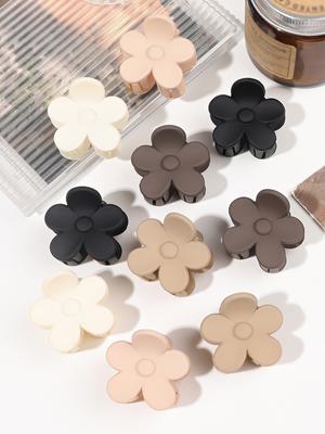 10 PCS Small Hair Clips for Women & Girls, Durable Matte Claw Clips for Thin Hair, Strong Hold NonSlip  Mini Hair Clips