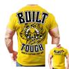 Built Tough Train Hard Fitness Training Sports Trend Leisure TShirt Mens and Womens Luxury Brand Top