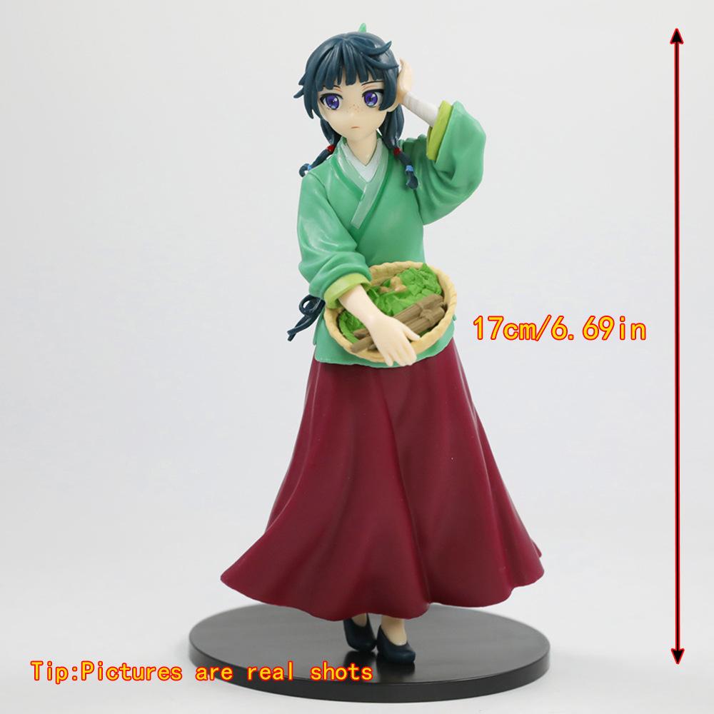 Anime Eczacı Günlükleri Figürü 17cm Maomi Aksiyon Figürü PVC Model Kawaii Araba Dekorasyonu Bebek Çocuk Oyuncakları Noel Hediyesi'nin