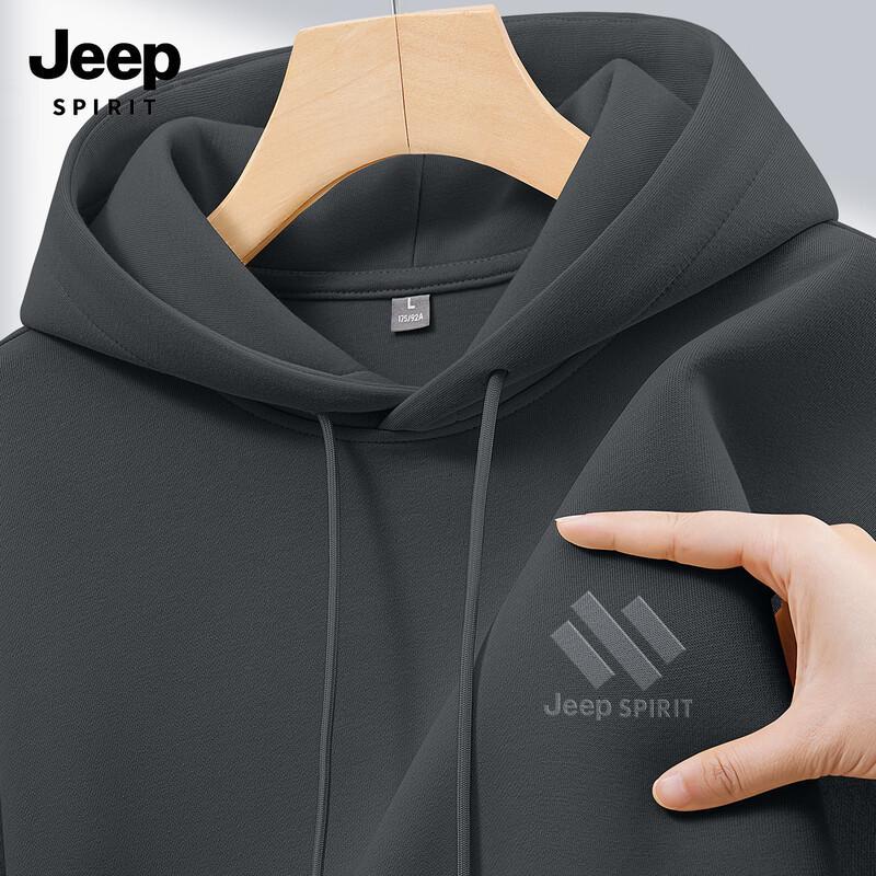 JEEP SPIRIT Men's 2025 Loose Fit Hooded Sweatshirt