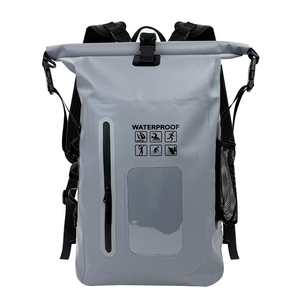 Dry And Wet Separation Waterproof Outdoor Sports Backpack, Fishing And Camping Creek Traceability Bag, Swimming And Rafting Waterproof Backpack.