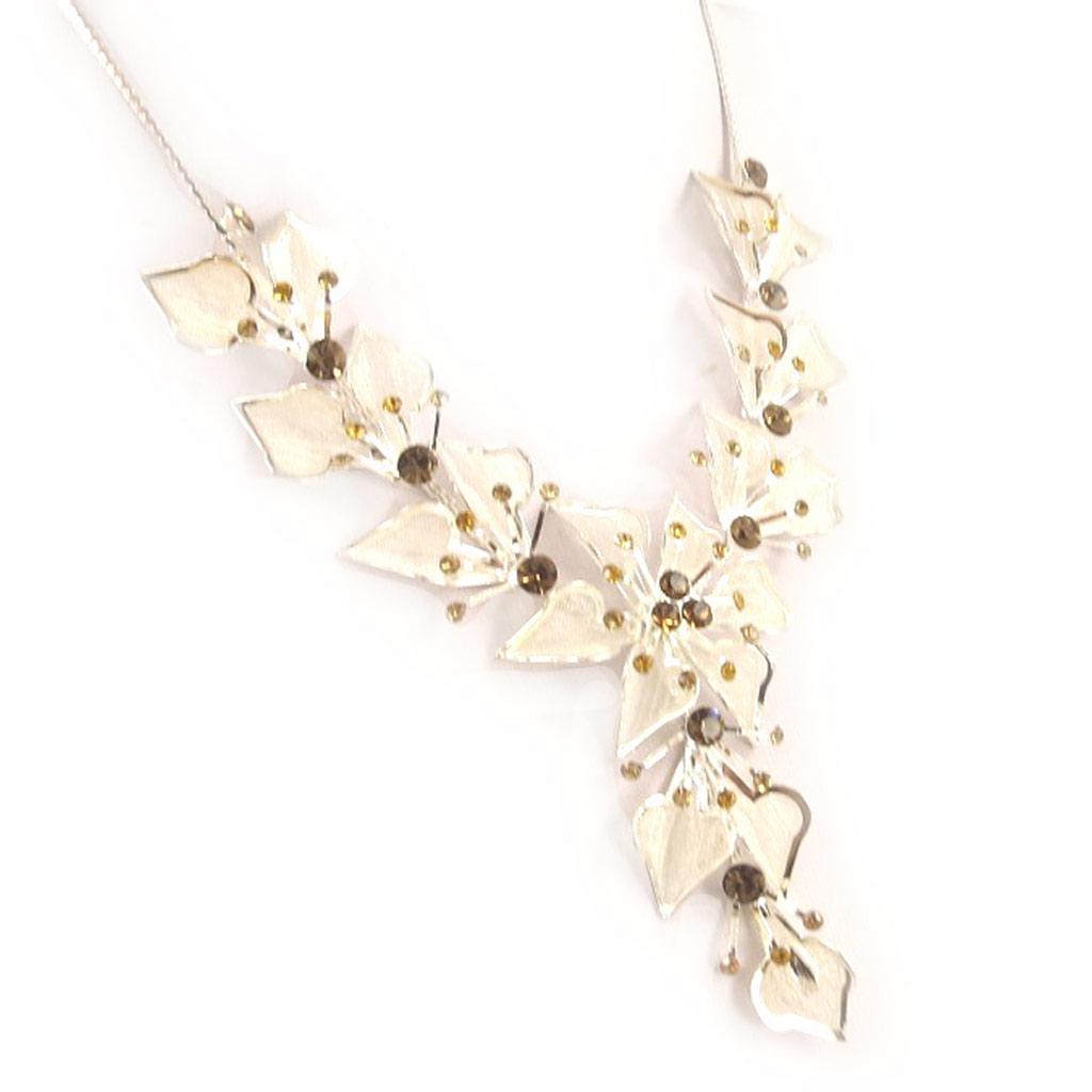 Les Trésors De Lily [D3569] - Amber 'Gala' Designer Necklace