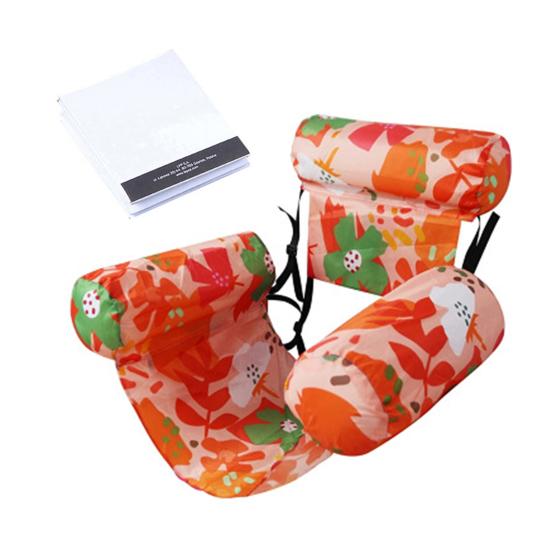 Inflatable Pool Floats for Adult Heavy Duty Pool Lounge Chairs Tropical Plants Pattern Water Floating Hammock for Summer Pool Beach Lake