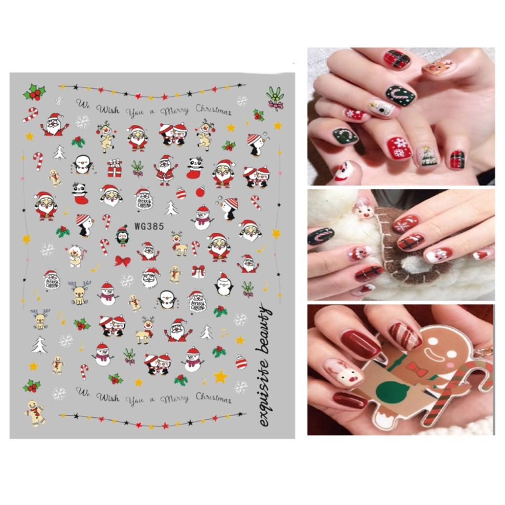 1pc 3D Nail Stickers Spring Summer Natural Flower Leaves Simulation Dried Flower Dragonfly Nail Applique Water Slides Decoration