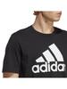 Short Sleeve Essentials Single Jersey Big Logo ECQ96 S [Adidas] T-Shirt Black/White (IC9347)