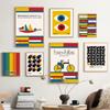 Bauhaus Lines Geometric Figure Wall Art Posters Prints Nordic Abstract Canvas Painting Hotel Bar Pictures For Living Room Decor