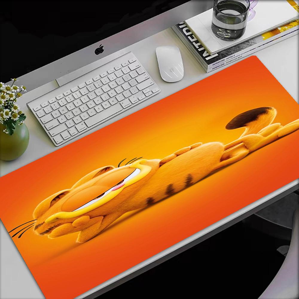 Garfield Theme Mouse Pad, Non Slip Rubber Base, Multifunctional Office & Home Decor, Perfect for Workspace Personalization.