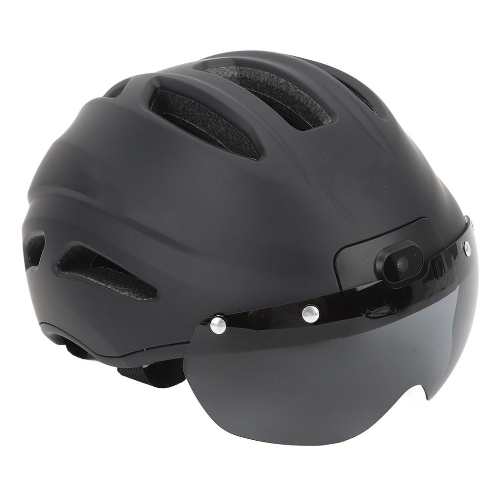 Smart Bike Helmet with 4K 30FPS Action Camera Bluetooth Real Time Video Recording GPS Smart Cycling Helmet with 32GB