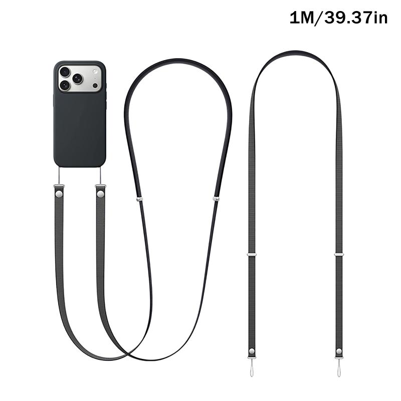 High End Official Magnetic Woven Strap For Orginal 17 Pro Max 17 Air Phone Crossbody Lanyard Anti-Loss Strap