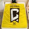 Columbus Crew Print Flanelldecke, Hohe Qualität, Bequem für alle Jahreszeiten, Heimdekoration, Wärme und Komfort