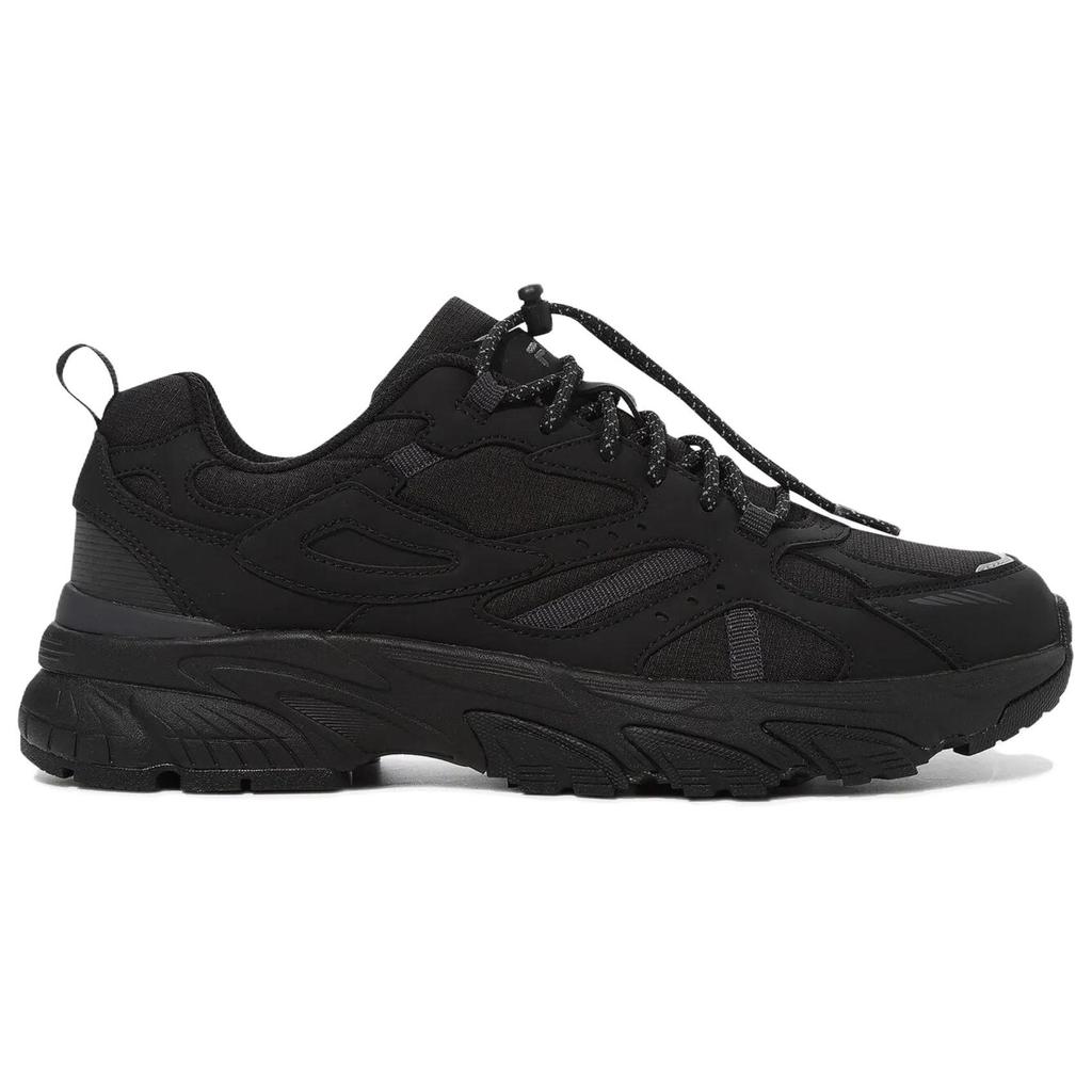 Fila Comfortable Versatile Shock Absorbing Breathable Low Top Running Shoes Unisex Sneaker Black 1RM02773G001