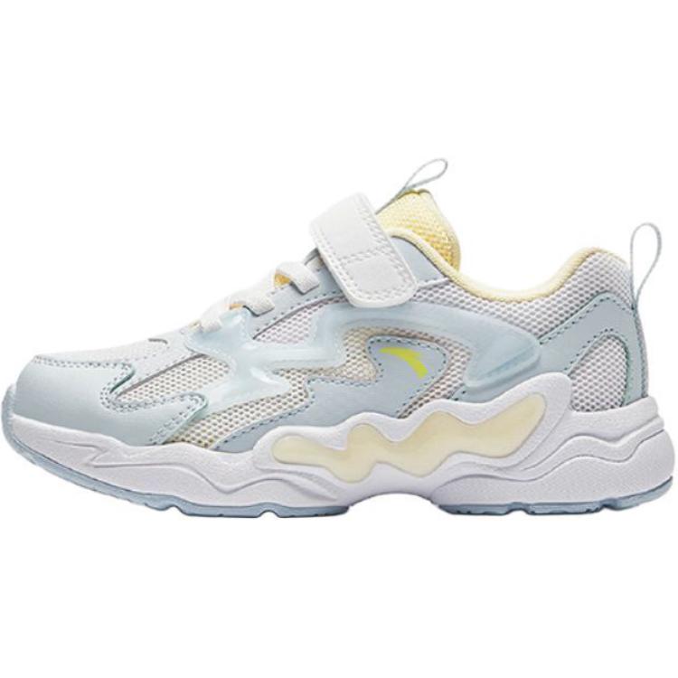Anta Comfortable Versatile Non-Slip Wear-Resistant Low-Top Casual Shoes Kids sneaker White Blue 322439922-4