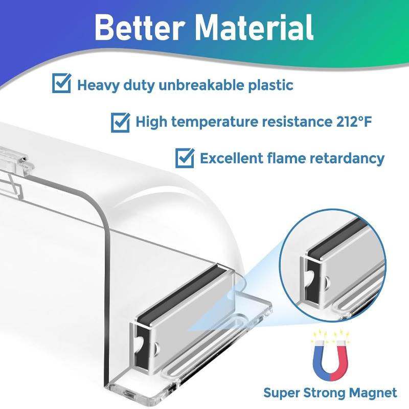 Magnetic Air Deflector Universal Fit Floor Register Vent Air Flow Controller Non Slip for Side Wall Ceiling All Season Home Use