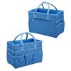 Craft Organizer Bag 10 Pockets Oxford Fabric Spacious Arts and Crafts Storage Teacher Stationery Sewing Gardening Tool