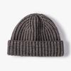 Europe, America Autumn and Winter Knitted Hat Women's Warm Thickened Melon Fur Hat Outdoor Three-needle Wool Hat Men's Cold Hat Adult