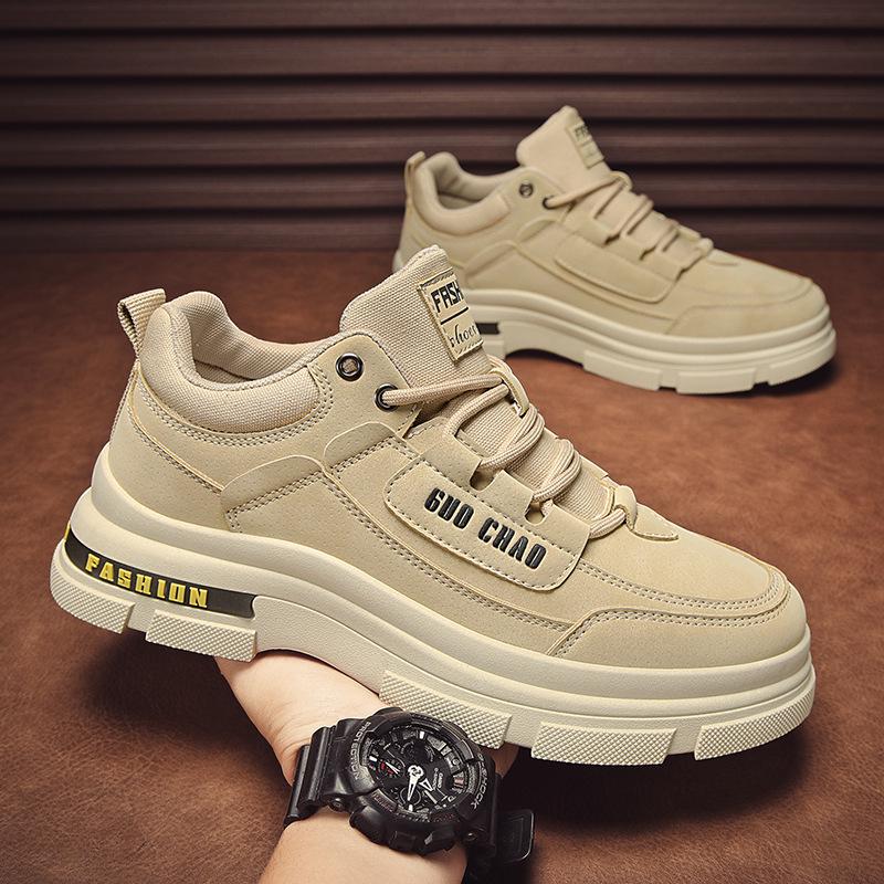 

Мужские низкие ретро-ботинки Martin — осенняя обувь на толстой подошве для мотоциклов и активного отдыха 40