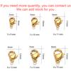 10-30Pcs Stainless Steel Gold Plated Lobster Clasp Claw Clasps For Bracelet Necklace Chain Diy Jewelry Making Findings Supplies