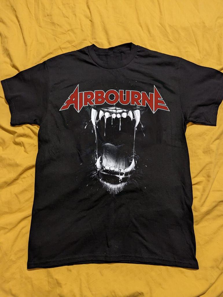 NEW Airbourne Band Tour Poster Gift For Fan All Size S to 5XL T-shirt S5954