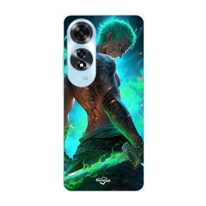 Coque pour Oppo A60 One piece Zoro 3D Manga anime Fanart