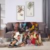 Ryan Gosling Collage Cozy Blanket  Funny Picnic Bedding Throws Couch Chair Flannel Bedspread Sofa Bed Cover
