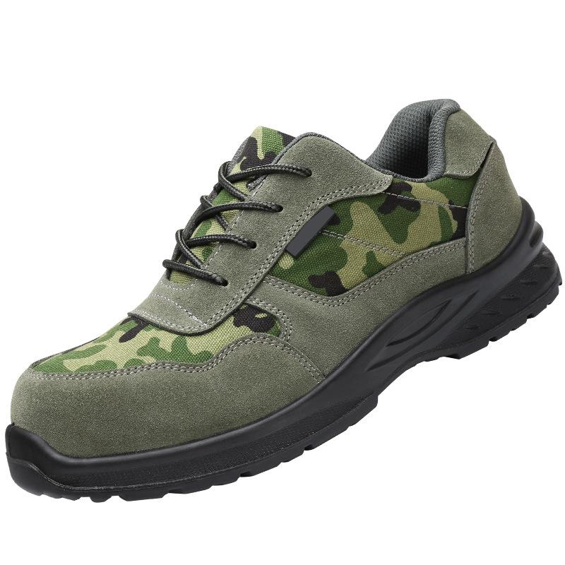 Labor Insurance Shoes Men's Construction Site Safety Shoes Anti-smashing, Anti-puncture, Breathable, Deodorant and Wear-resistant Shoes