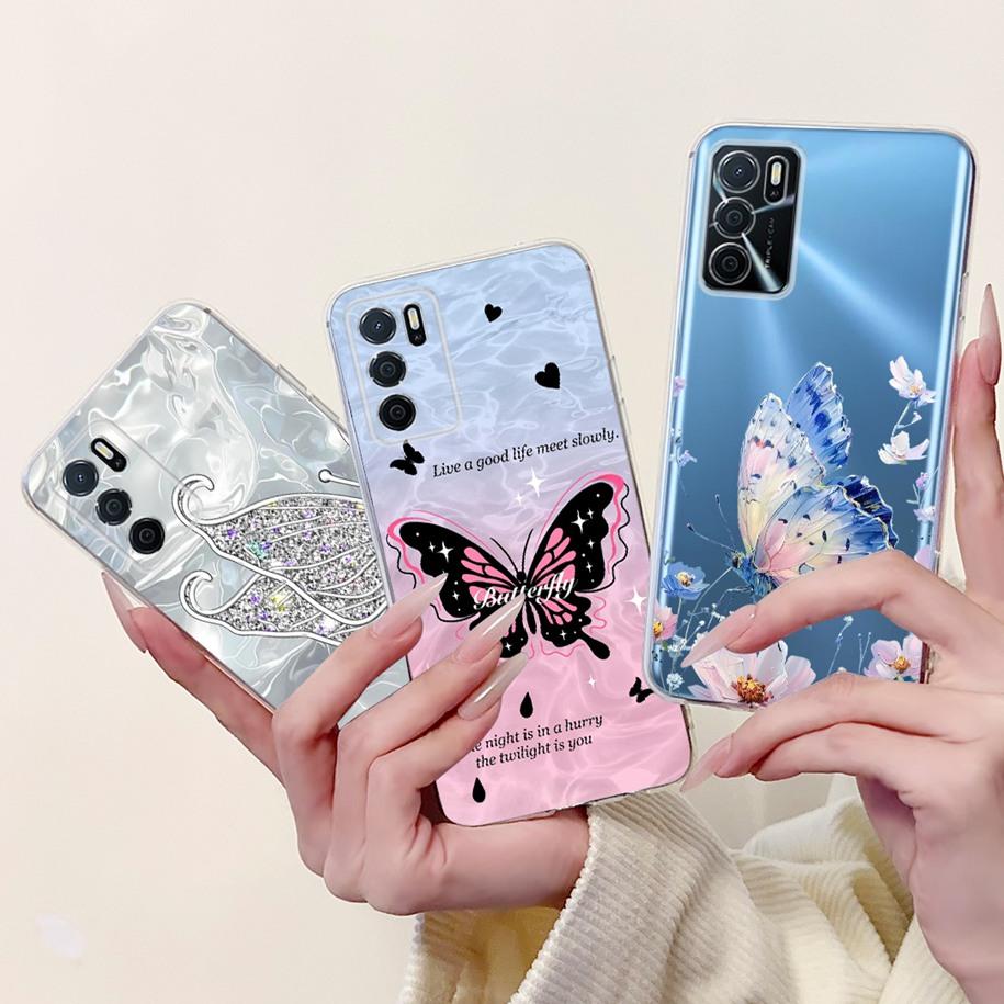 For Oppo A16 A16s Case CPH2269 CPH2275 CPH2271 A 16 TPU Cover Fashion Flower Soft Funda For OPPO A54s CPH2273 OppoA16 Phone Case